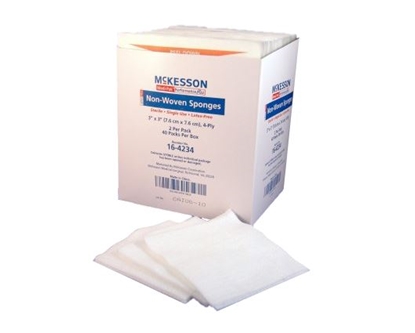 Picture of Sponge Gauze McKesson NonWvn 4Ply 3x3 2/Pk