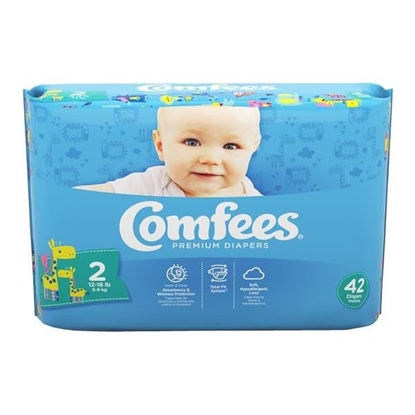 Picture of Inc Baby Diaper Comfees Sz 2 12-18lb 42/Pk